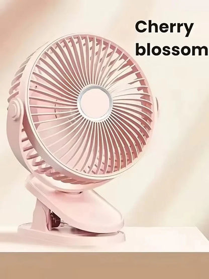Multi-Angle Clip-On Circulating Fan